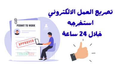 كل شي تباه عن تصريح العمل الالكتروني .. استخرجه خلال 24 ساعة