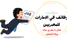 تعال يا مصري نباك ويانا فشغل ..وظائف في الامارات للمصريين 2026