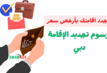 جدد اقامتك بأرخص سعر ..رسوم تجديد الإقامة دبي