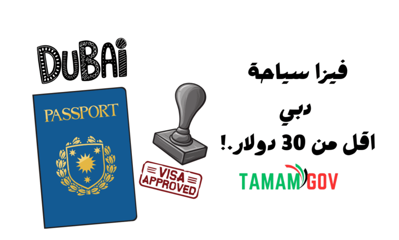سعر فيزا سياحة دبي أقل من 30 دولار!