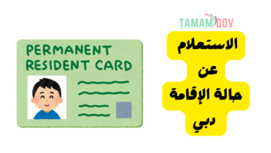 شيّك وجدد اقامتك ..الاستعلام عن حالة الإقامة دبي